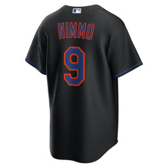 Black Brandon Nimmo New York Mets Nike Alternate Replica Jersey