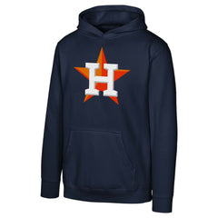 Navy Houston Astros Youth Primary Logo Pullover Hoodie