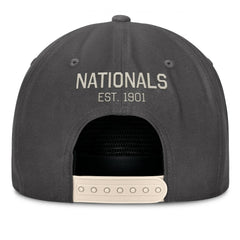 Charcoal Washington Nationals Fanatics Closer Adjustable Hat