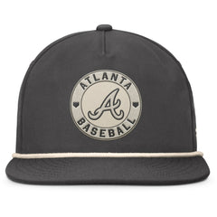 Charcoal Atlanta Braves Fanatics Closer Adjustable Hat