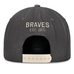 Charcoal Atlanta Braves Fanatics Closer Adjustable Hat