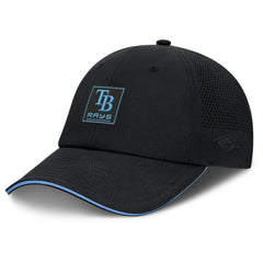 Black Tampa Bay Rays Fanatics Level Up Driver Adjustable Hat