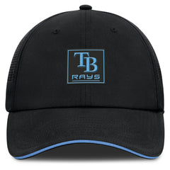 Black Tampa Bay Rays Fanatics Level Up Driver Adjustable Hat