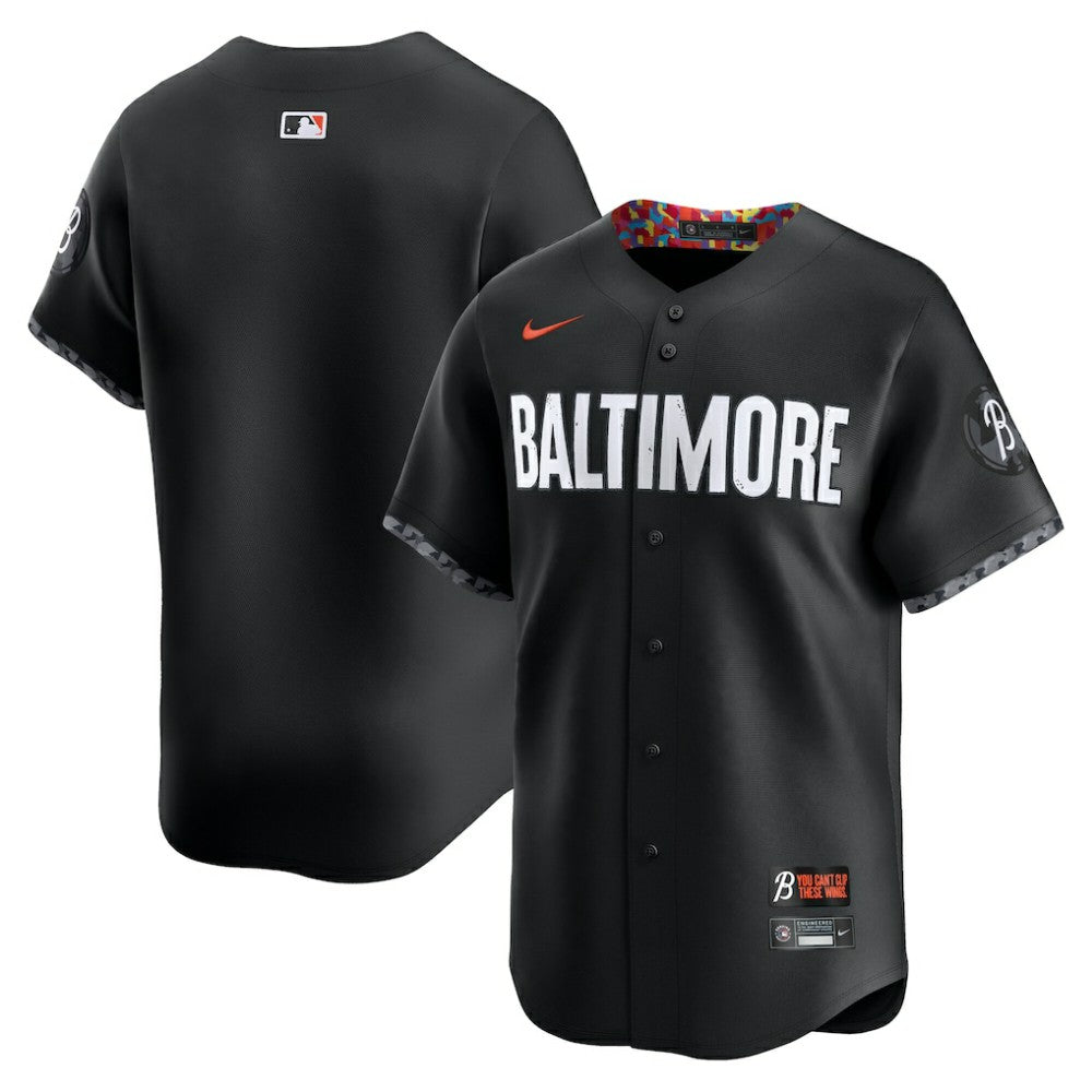 Black Baltimore Orioles Nike City Connect Limited Jersey