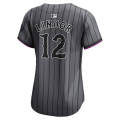 Gray Francisco Lindor New York Mets Nike Women's City Connect Limited Jersey