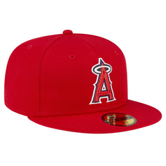 Red Los Angeles Angels New Era Game Authentic Collection On Field 59FIFTY Fitted Hat