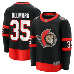 NHL Linus Ullmark Ottawa Senators Fanatics Home Premier Breakaway Player Jersey