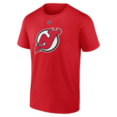 NHL Jacob Markstrom New Jersey Devils Fanatics Authentic Stack Name & Number T-Shirt