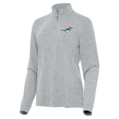 Antigua Women's Mentor Quarter-Zip Jacket - Miami Dolphins Jackets