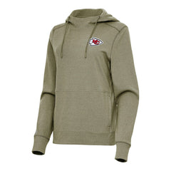 Antigua Women's Justice Pullover Hoodie - Kansas City Chiefs Hoodies