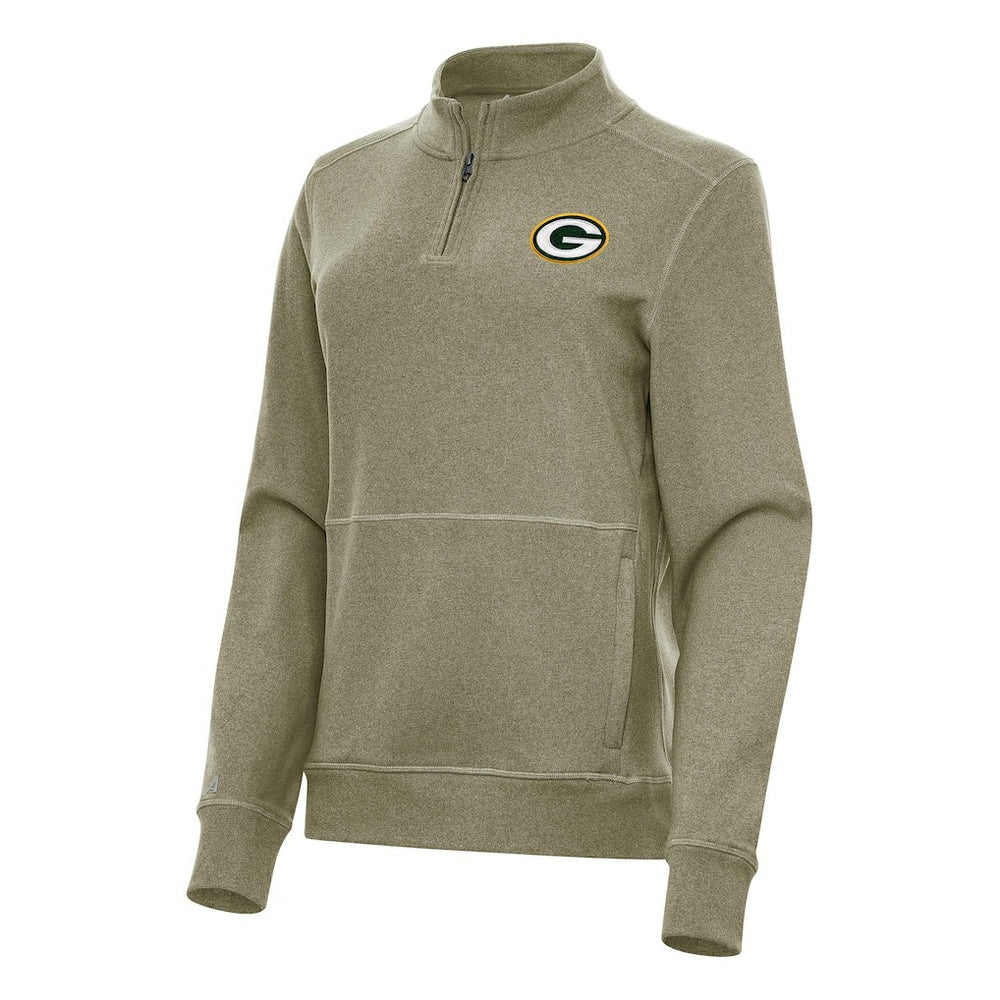 Antigua Women's Crush Quarter-Zip Jacket - Green Bay Packers Jackets