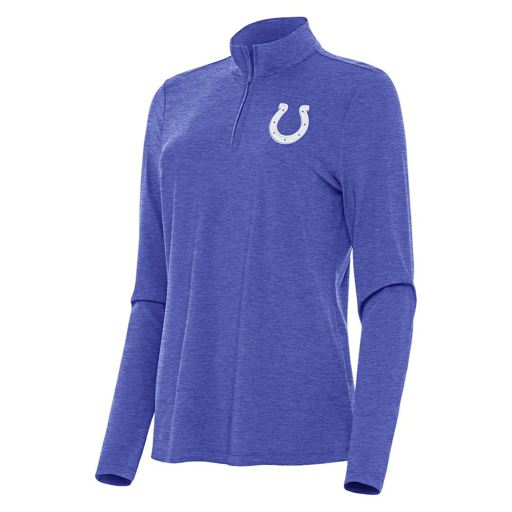 Antigua Women's Bright Quarter-Zip Sweatshirt - Indianapolis Colts Sweatshirts