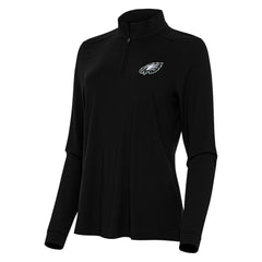Antigua Women's Intent Quarter-Zip Sweatshirt - Philadelphia Eagles Sweatshirts