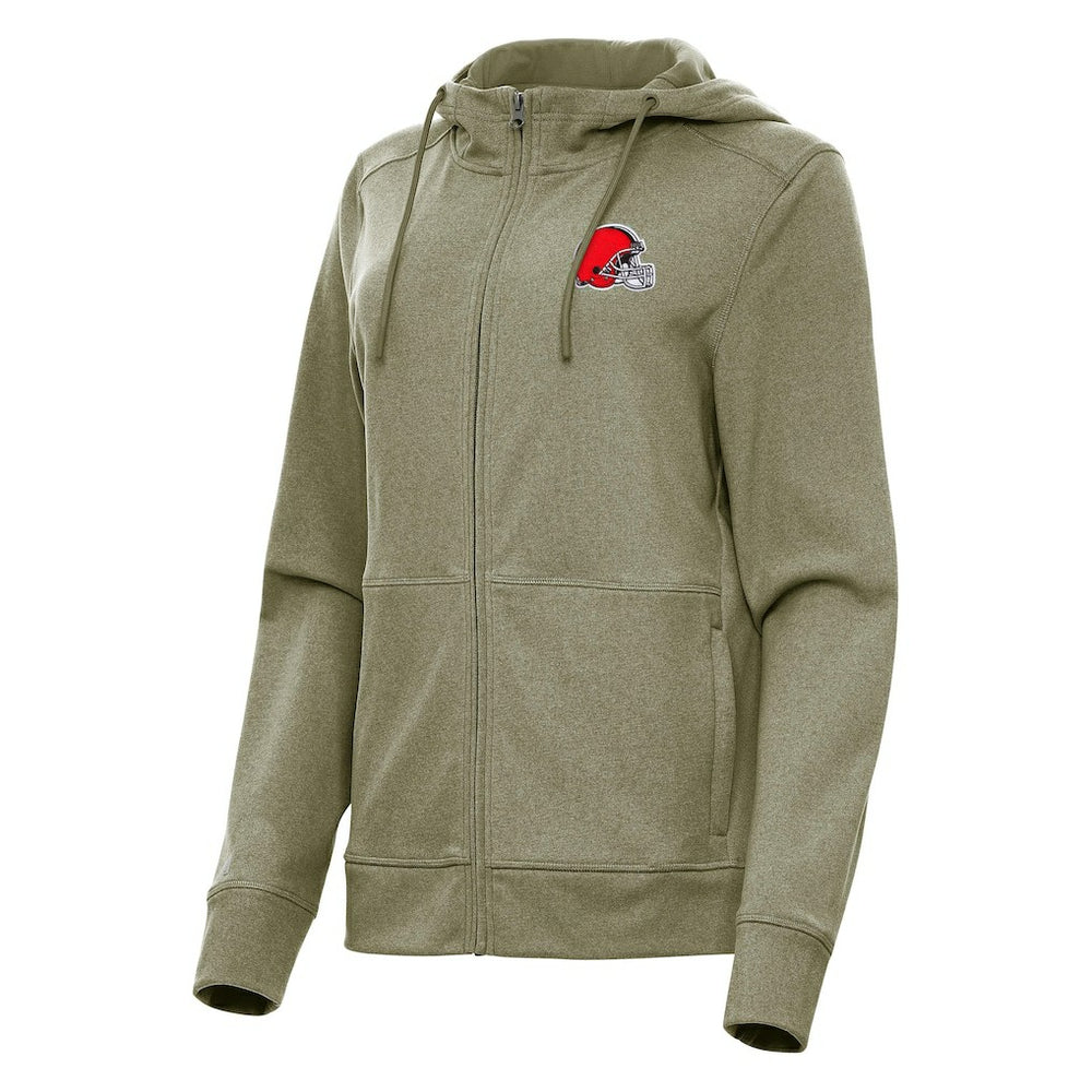 Antigua Women's Seeker Full-Zip Hoodie Jacket - Cleveland Browns Hoodies