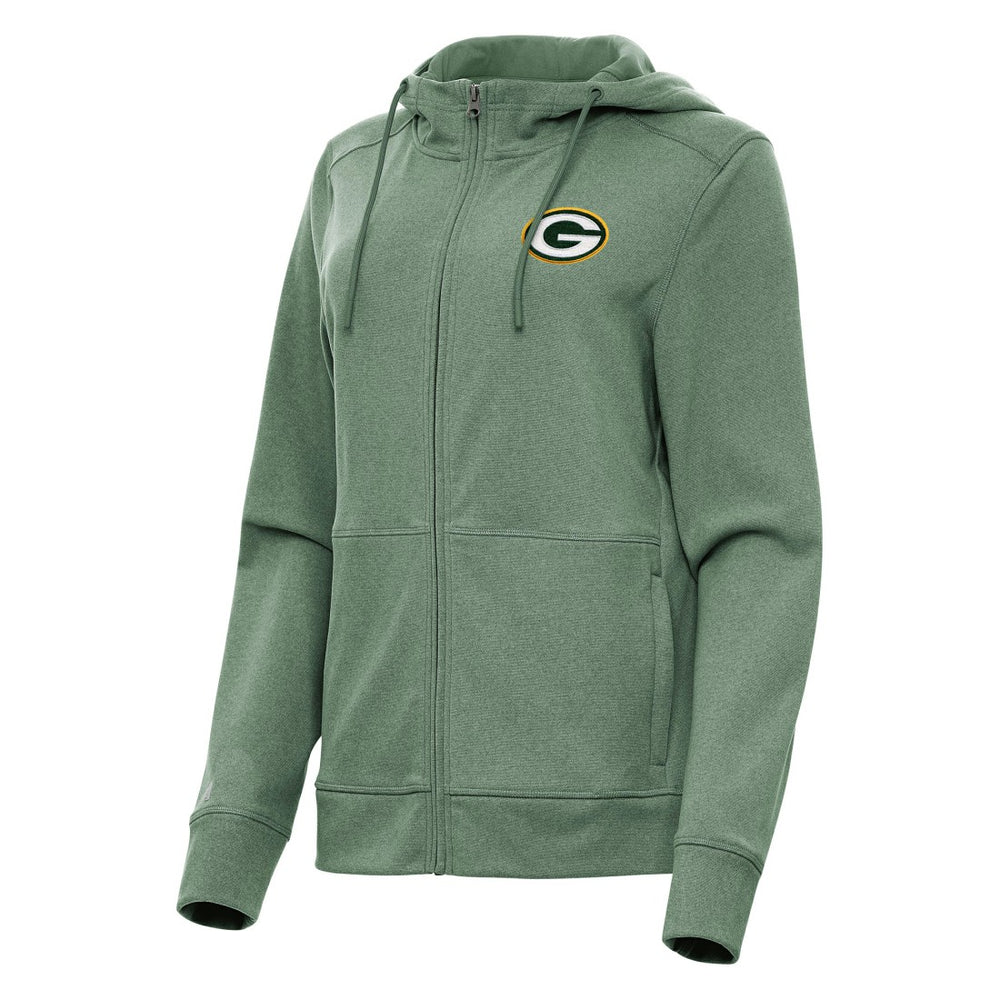 Antigua Women's Seeker Full-Zip Hoodie Jacket - Green Bay Packers Hoodies