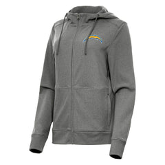 Antigua Women's Seeker Full-Zip Hoodie Jacket - Los Angeles Chargers Hoodies
