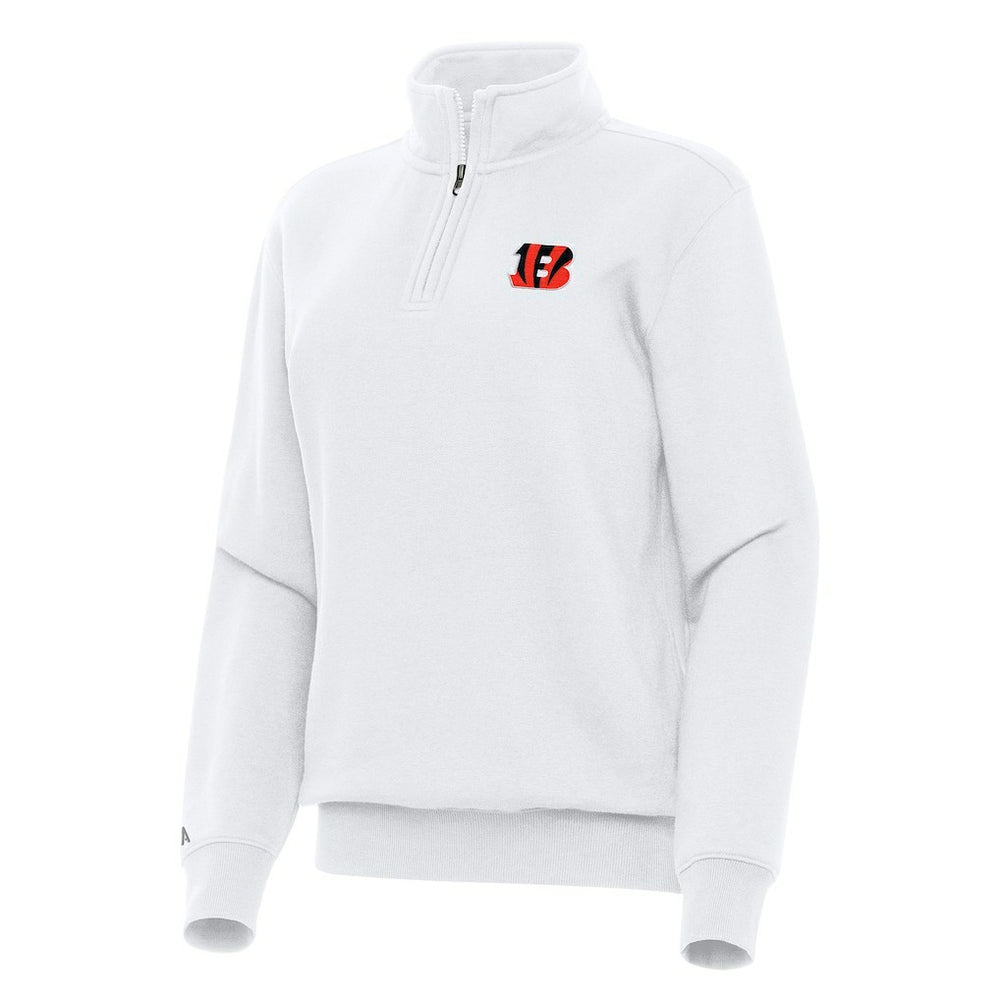 Antigua Women's Victory Quarter-Zip Top - Cincinnati Bengals Tops