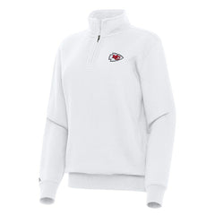 Antigua Women's Victory Quarter-Zip Top - Kansas City Chiefs Tops
