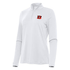 Antigua Women's Reprocess Quarter-Zip Top - Cincinnati Bengals Tops