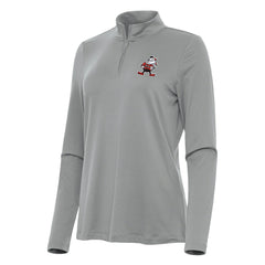 Antigua Women's Reprocess Quarter-Zip Top - Cleveland Browns Tops