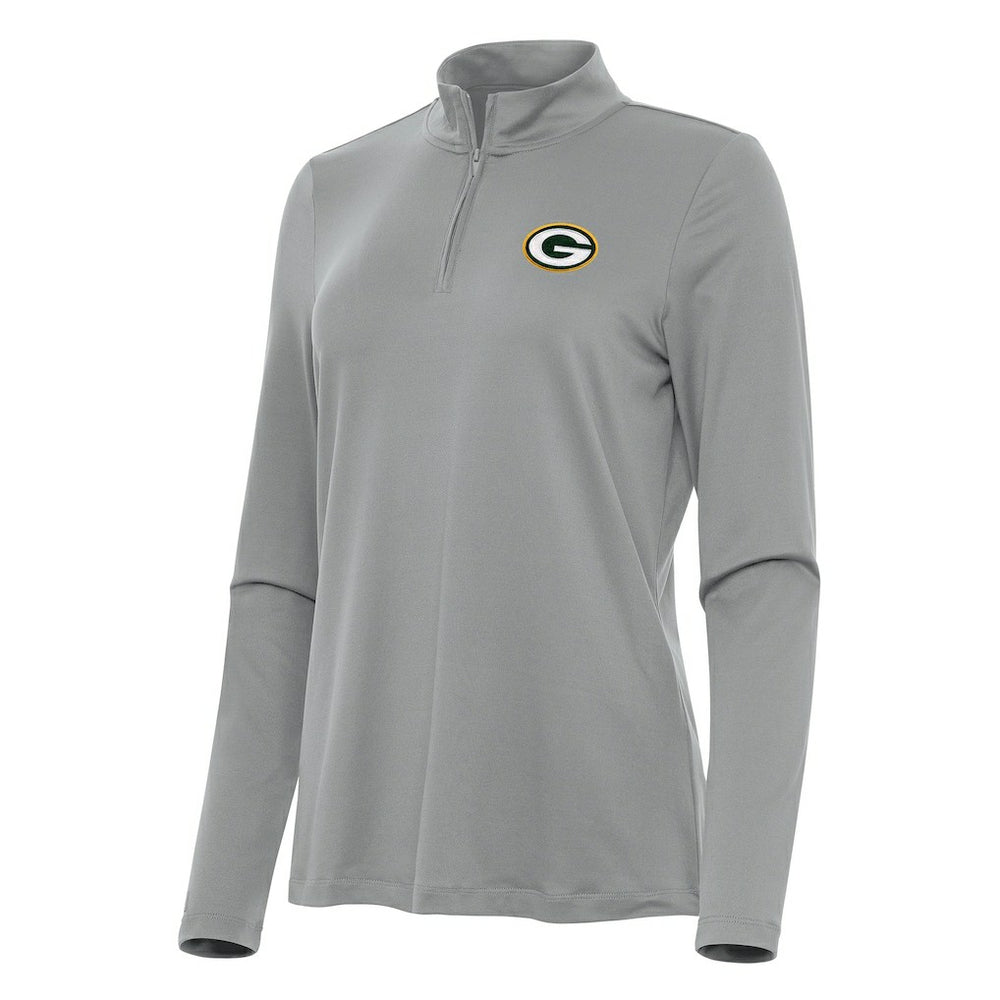Antigua Women's Reprocess Quarter-Zip Top - Green Bay Packers Tops