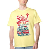 Yellow Philadelphia Phillies Margaritaville Bus Waves Graphic T-Shirt