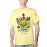 Yellow San Diego Padres Margaritaville Five O'Clock Graphic T-Shirt