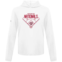 White Washington Nationals Levelwear Anthem Home Field Pullover Hoodie