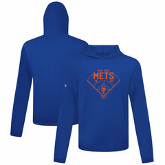 Royal New York Mets Levelwear Anthem Home Field Pullover Hoodie