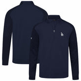 Navy Los Angeles Dodgers Levelwear Aztec Insignia 2.0 Quarter-Zip Pullover Top