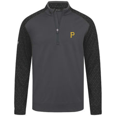 Charcoal Pittsburgh Pirates Levelwear Aztec Insignia 2.0 Quarter-Zip Pullover Top