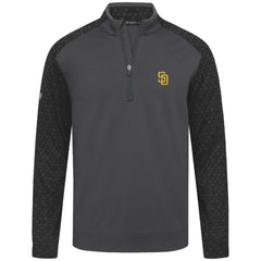 Charcoal San Diego Padres Levelwear Aztec Insignia 2.0 Quarter-Zip Pullover Top