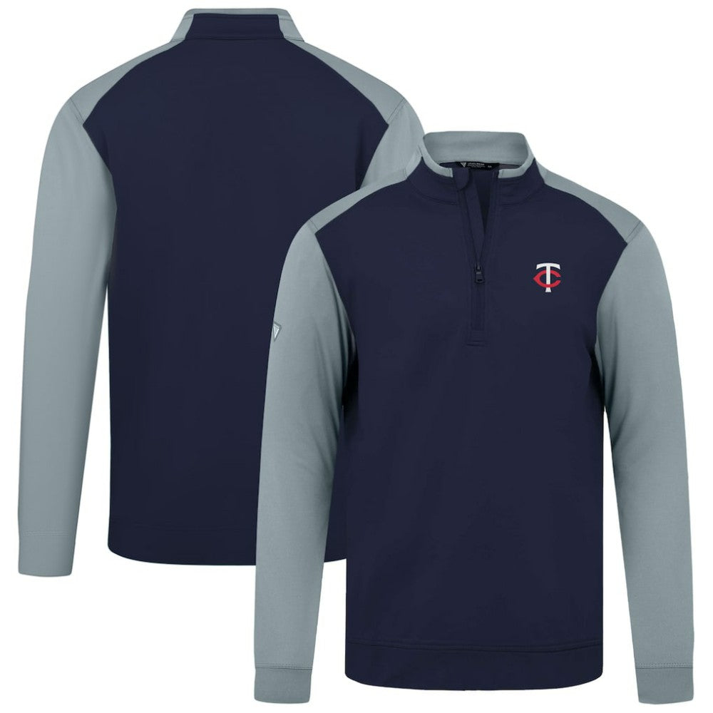 Navy Minnesota Twins Levelwear Insignia 2.0 Quarter-Zip Pullover Top