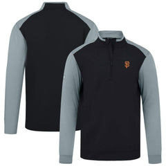 Black San Francisco Giants Levelwear Insignia 2.0 Quarter-Zip Pullover Top