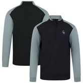 Black Colorado Rockies Levelwear Insignia 2.0 Quarter-Zip Pullover Top