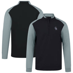 Black Colorado Rockies Levelwear Insignia 2.0 Quarter-Zip Pullover Top