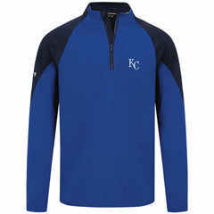 Royal Kansas City Royals Levelwear Cadet Insignia 2.0 Raglan Quarter-Zip Jacket