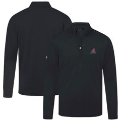 Black Arizona Diamondbacks Levelwear Heron Insignia 2.0 Quarter-Zip Jacket