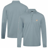 Gray Houston Astros Levelwear Heron Insignia 2.0 Quarter-Zip Jacket