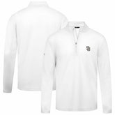 White San Diego Padres Levelwear Heron Insignia 2.0 Quarter-Zip Jacket