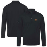 Black San Francisco Giants Levelwear Heron Insignia 2.0 Quarter-Zip Jacket
