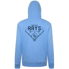 Light Blue Tampa Bay Rays Levelwear Podium Primary Pullover Hoodie