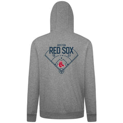 Gray Boston Red Sox Levelwear Podium Primary Pullover Hoodie