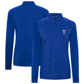 Royal Texas Rangers Levelwear Women's Amethyst Insignia 2.0 Quarter-Zip Jacket