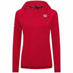 Red Cincinnati Reds Levelwear Women's Raven Insignia 2.0 Quarter-Zip Jacket