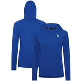 Royal Los Angeles Dodgers Levelwear Women's Raven Insignia 2.0 Quarter-Zip Jacket