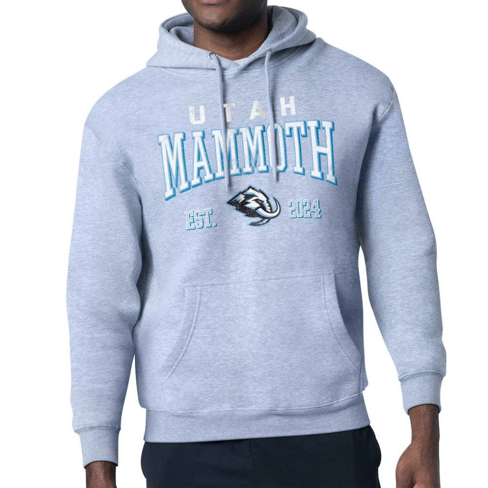 NHL Utah Mammoth Starter Retro Graphic Fleece Pullover Hoodie