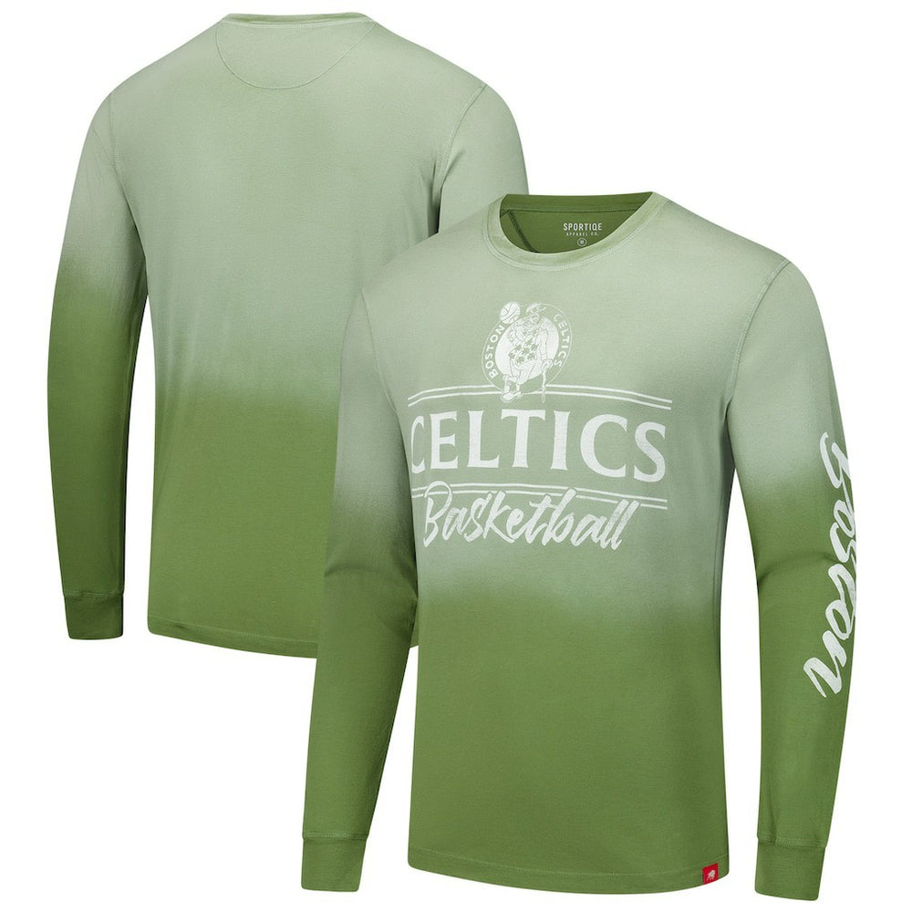 Boston Celtics Sportiqe Unisex Sun Fade Vintage Mohave Long Sleeve T-Shirt