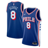 Nike Paul George Philadelphia 76ers Unisex 2024 Offseason Addition Swingman Jersey