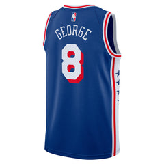 Nike Paul George Philadelphia 76ers Unisex 2024 Offseason Addition Swingman Jersey